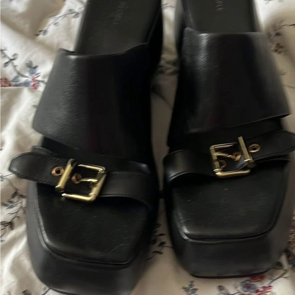 Black Free People Mila Mules